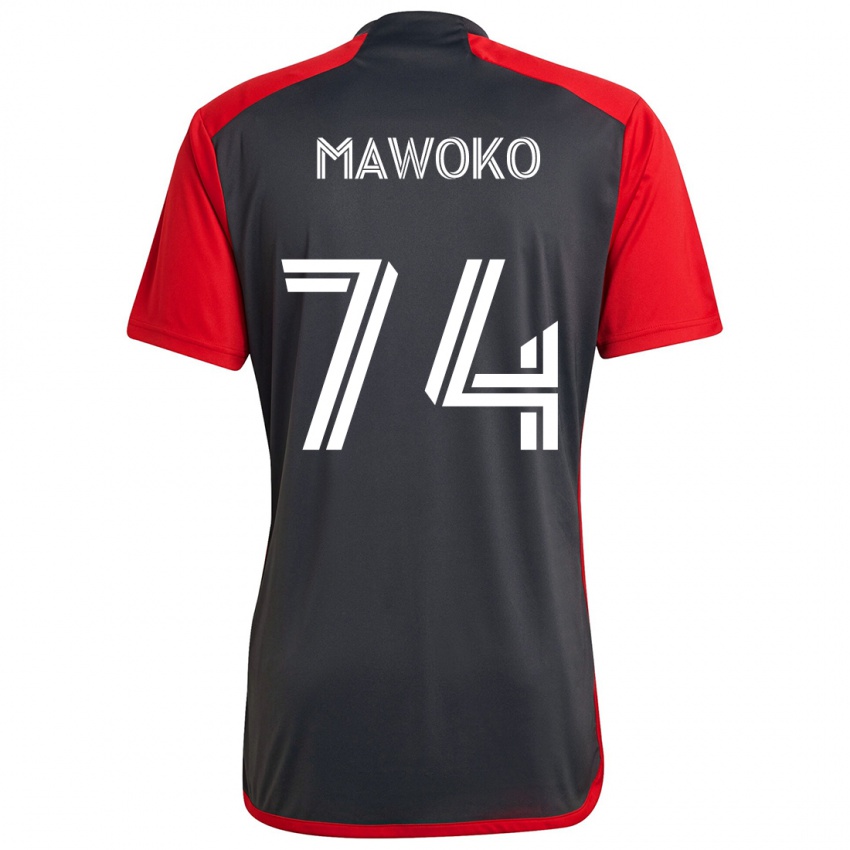 Kinder Kundai Mawoko #74 Grau Rot Heimtrikot Trikot 2024/25 T-Shirt Schweiz