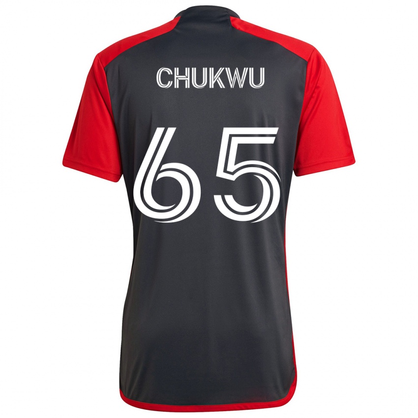 Kinder Joses Chukwu #65 Grau Rot Heimtrikot Trikot 2024/25 T-Shirt Schweiz