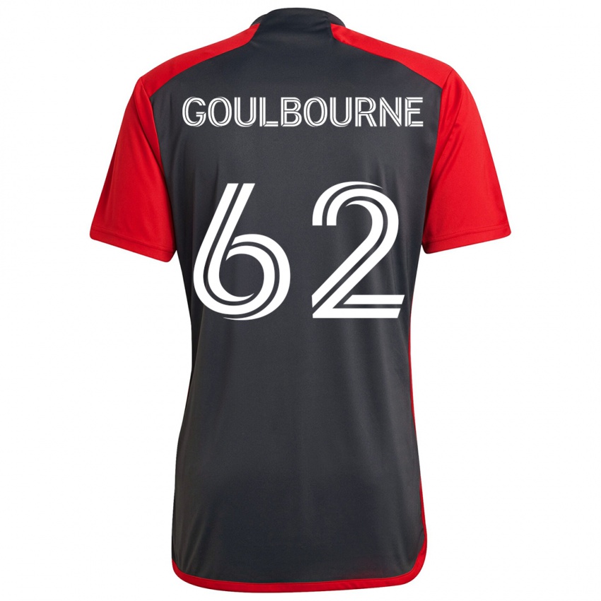 Kinder Rohan Goulbourne #62 Grau Rot Heimtrikot Trikot 2024/25 T-Shirt Schweiz