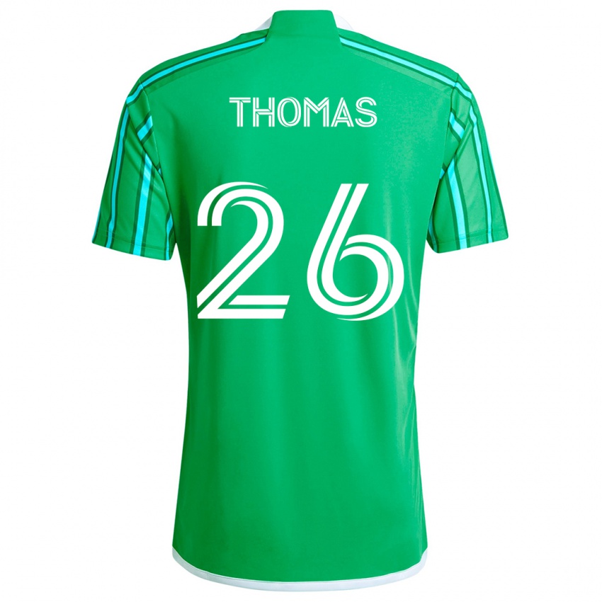 Kinder Andrew Thomas #26 Grün Weiß Heimtrikot Trikot 2024/25 T-Shirt Schweiz