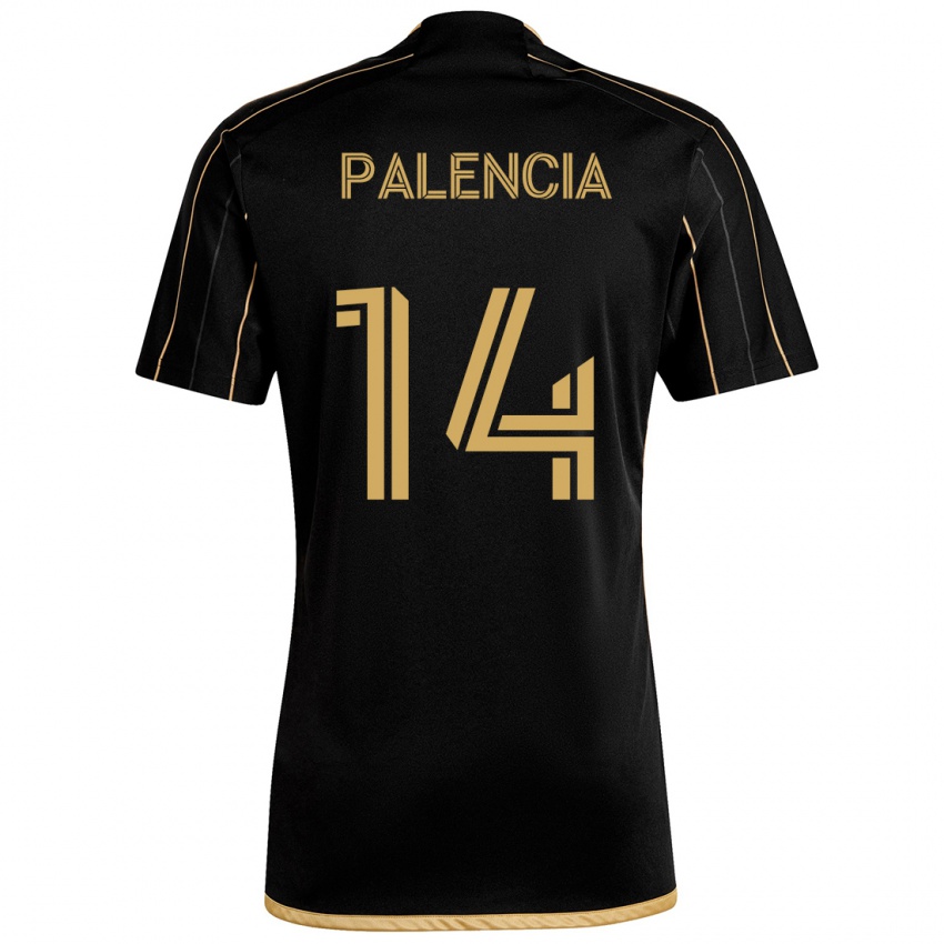 Kinder Sergi Palencia #14 Schwarzes Gold Heimtrikot Trikot 2024/25 T-Shirt Schweiz