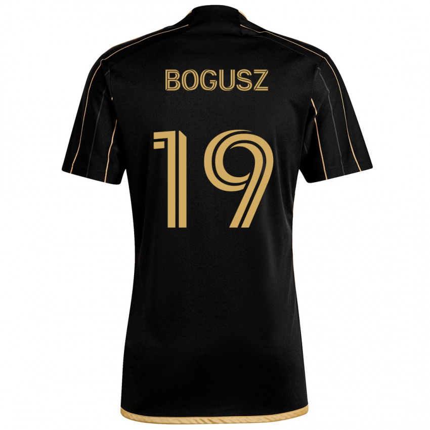 Kinder Mateusz Bogusz #19 Schwarzes Gold Heimtrikot Trikot 2024/25 T-Shirt Schweiz