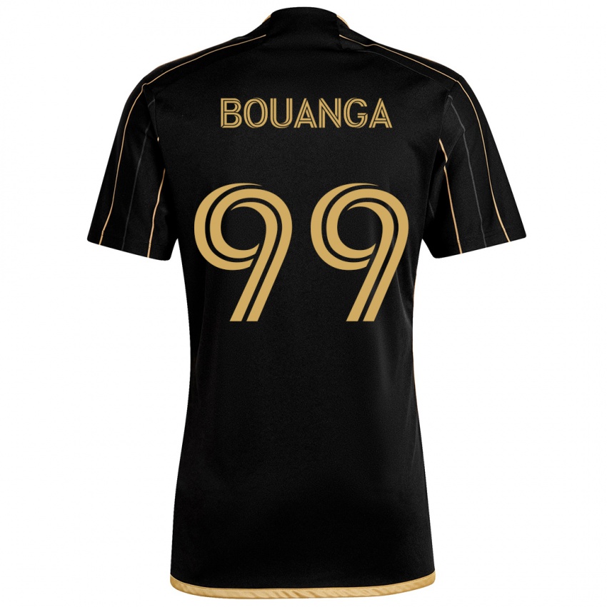 Kinder Denis Bouanga #99 Schwarzes Gold Heimtrikot Trikot 2024/25 T-Shirt Schweiz