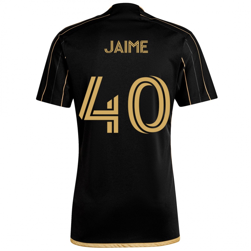 Kinder Christopher Jaime #40 Schwarzes Gold Heimtrikot Trikot 2024/25 T-Shirt Schweiz