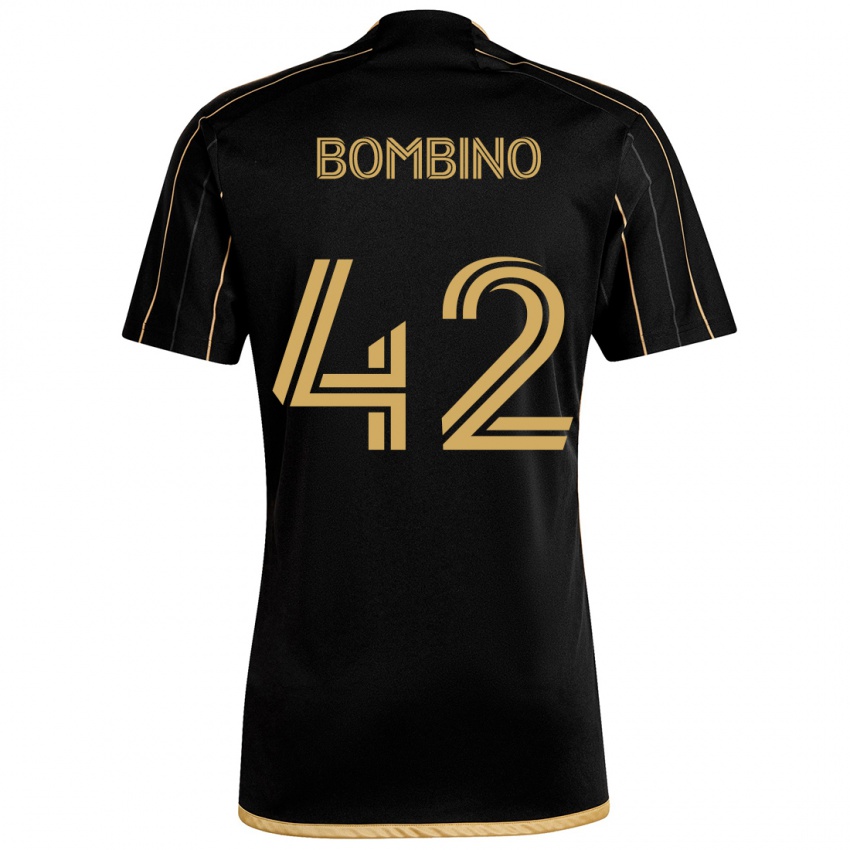 Kinder Luca Bombino #42 Schwarzes Gold Heimtrikot Trikot 2024/25 T-Shirt Schweiz