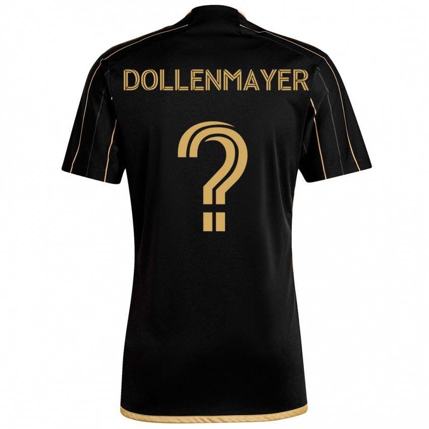 Kinder Noah Dollenmayer #0 Schwarzes Gold Heimtrikot Trikot 2024/25 T-Shirt Schweiz