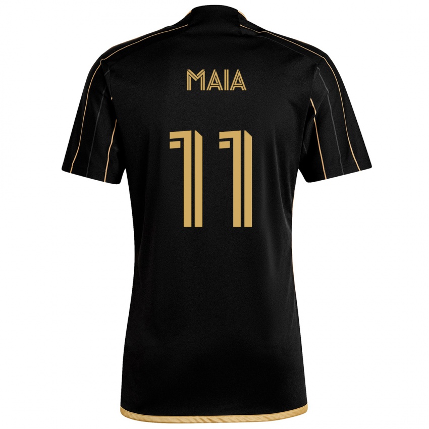 Kinder Matheus Maia #11 Schwarzes Gold Heimtrikot Trikot 2024/25 T-Shirt Schweiz