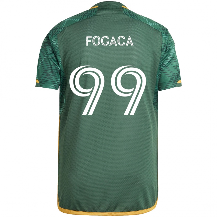 Kinder Nathan Fogaça #99 Grün Orange Heimtrikot Trikot 2024/25 T-Shirt Schweiz