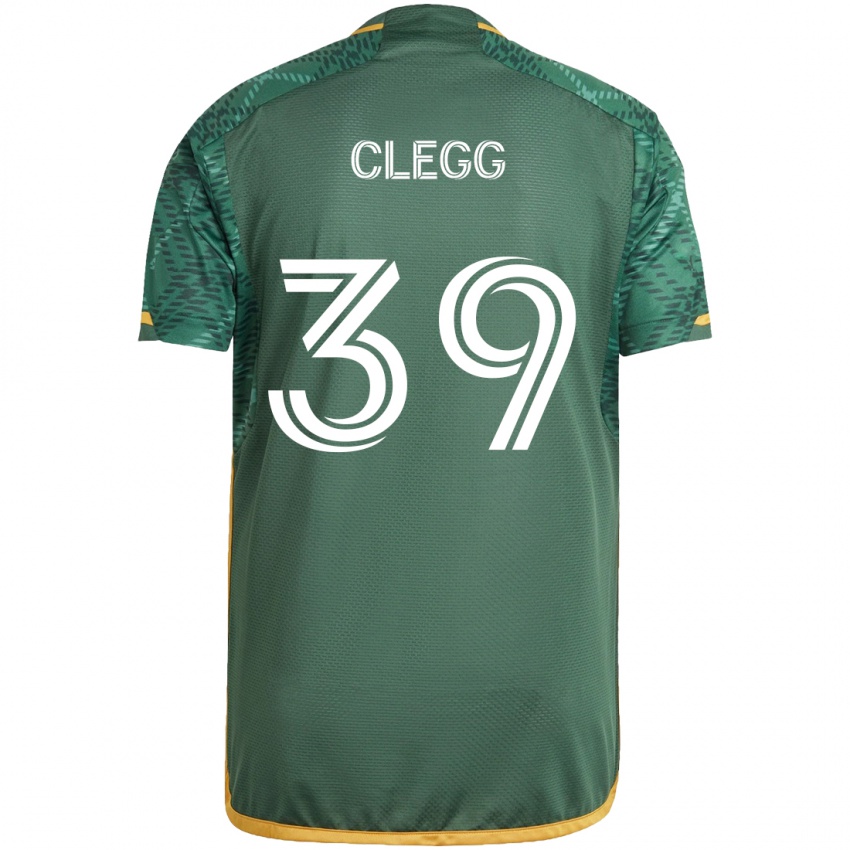 Kinder Tyler Clegg #39 Grün Orange Heimtrikot Trikot 2024/25 T-Shirt Schweiz