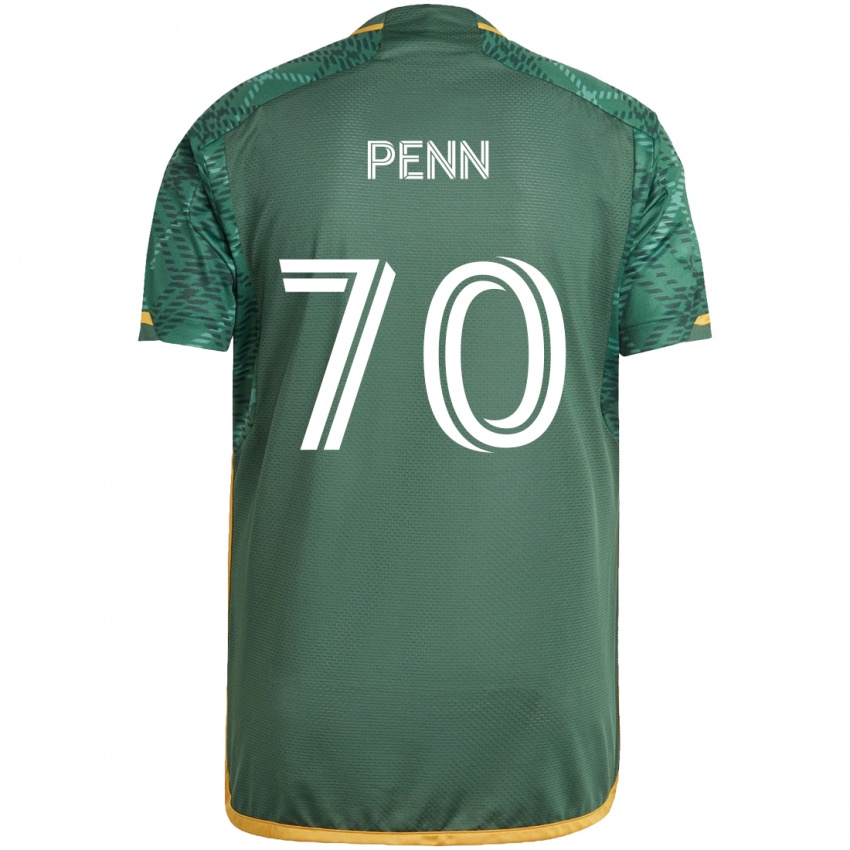 Kinder Josh Penn #70 Grün Orange Heimtrikot Trikot 2024/25 T-Shirt Schweiz