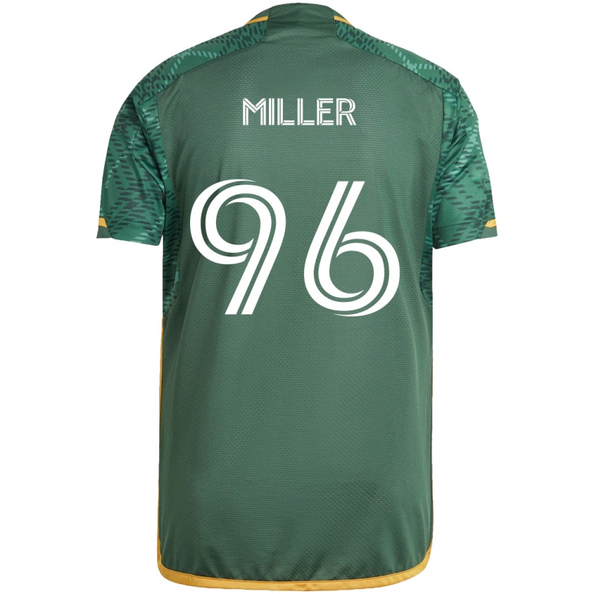 Kinder Carver Miller #96 Grün Orange Heimtrikot Trikot 2024/25 T-Shirt Schweiz