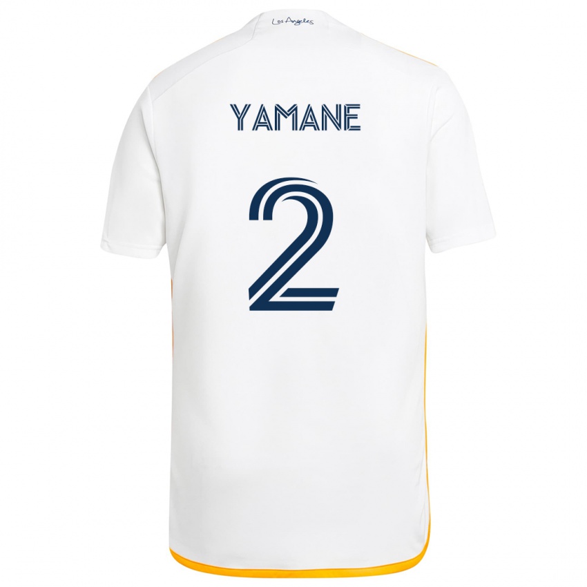 Kinder Miki Yamane #2 Weiß Gelb Heimtrikot Trikot 2024/25 T-Shirt Schweiz