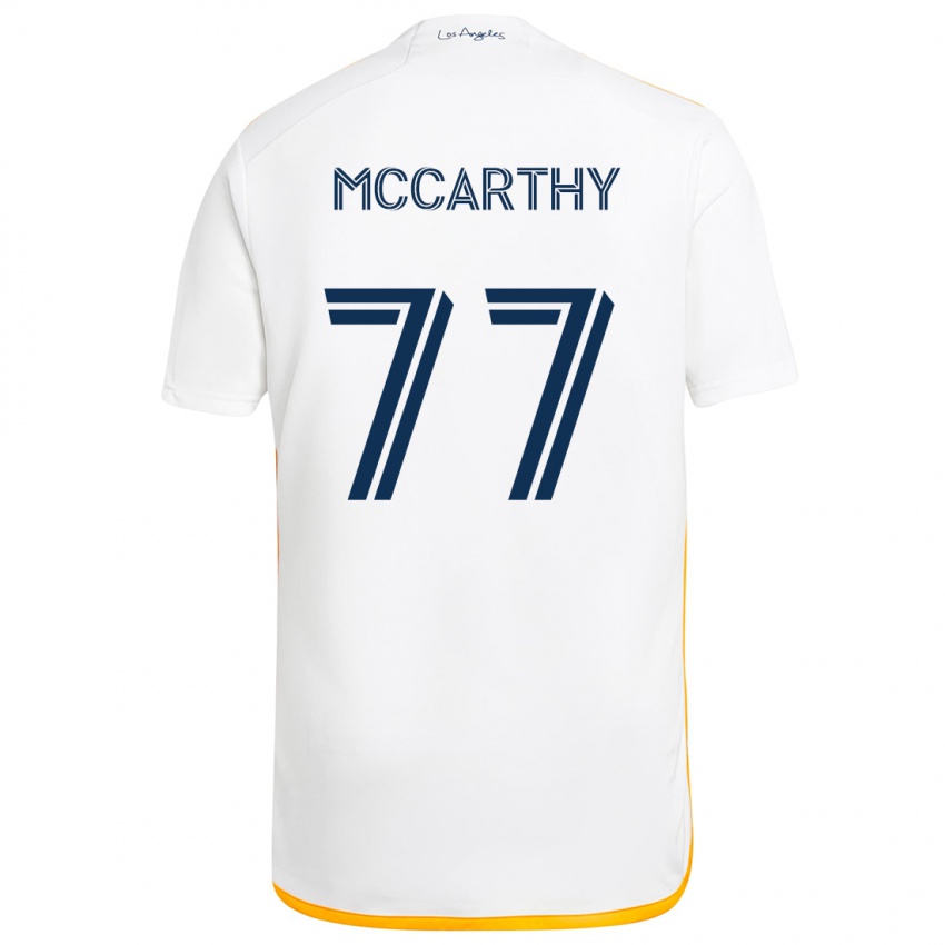 Kinder John Mccarthy #77 Weiß Gelb Heimtrikot Trikot 2024/25 T-Shirt Schweiz