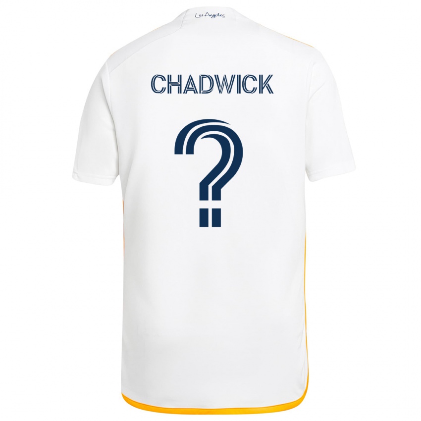 Kinder Edward Chadwick #0 Weiß Gelb Heimtrikot Trikot 2024/25 T-Shirt Schweiz