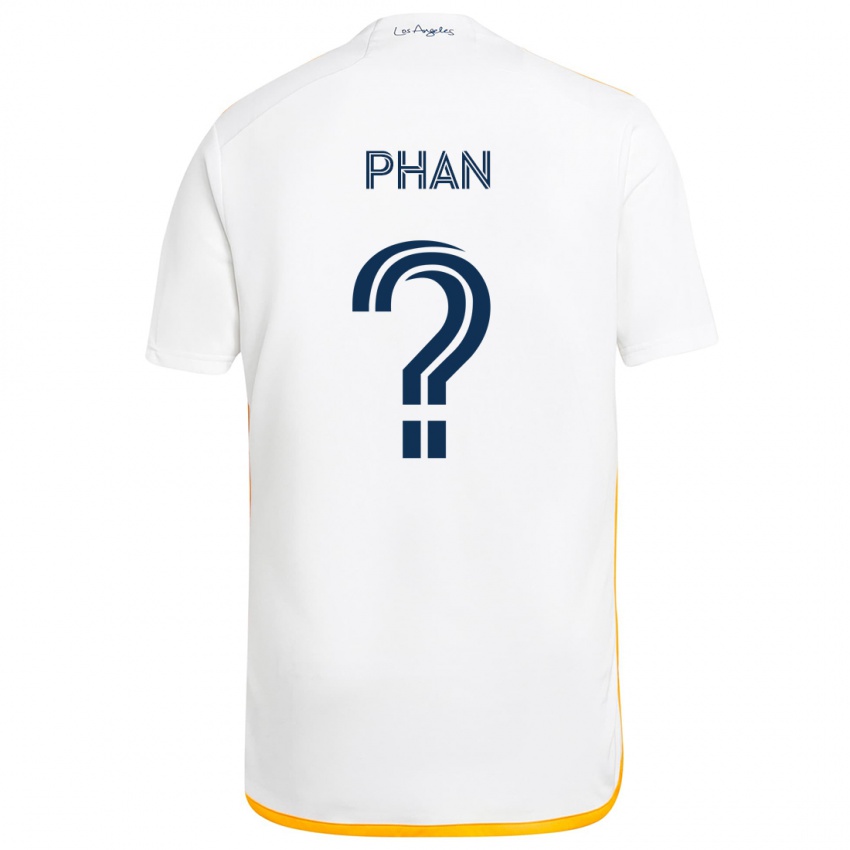 Kinder Brett Phan #0 Weiß Gelb Heimtrikot Trikot 2024/25 T-Shirt Schweiz