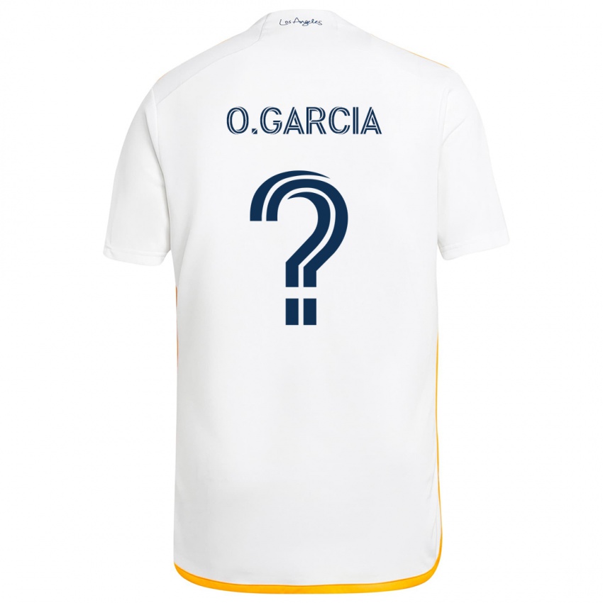 Kinder Omar Garcia #0 Weiß Gelb Heimtrikot Trikot 2024/25 T-Shirt Schweiz