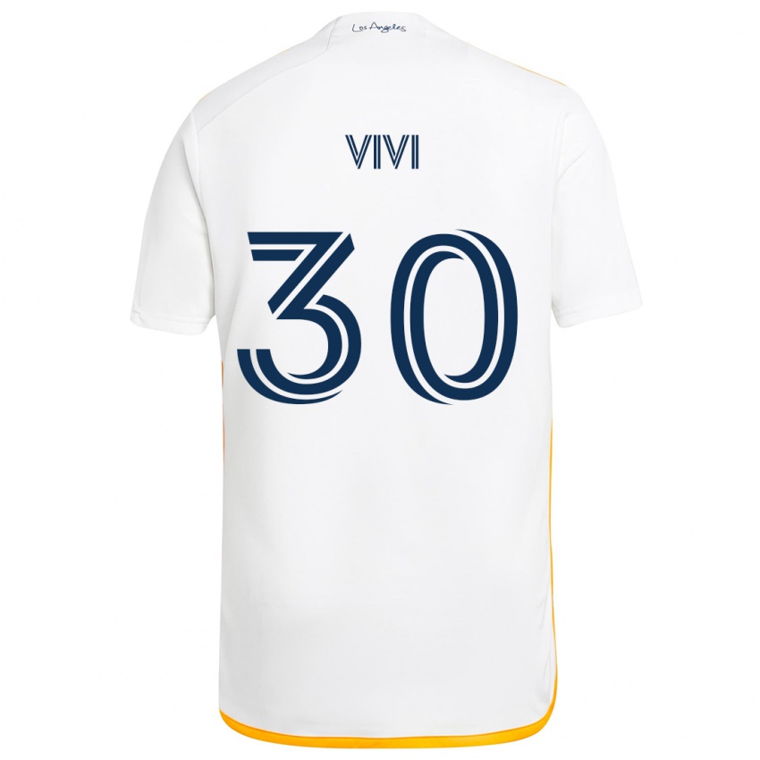 Kinder Gino Vivi #30 Weiß Gelb Heimtrikot Trikot 2024/25 T-Shirt Schweiz