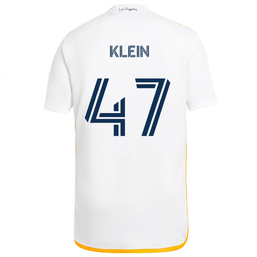 Kinder Carson Klein #47 Weiß Gelb Heimtrikot Trikot 2024/25 T-Shirt Schweiz