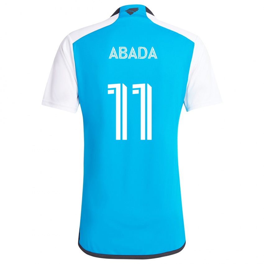 Kinder Liel Abada #11 Blau Weiss Heimtrikot Trikot 2024/25 T-Shirt Schweiz