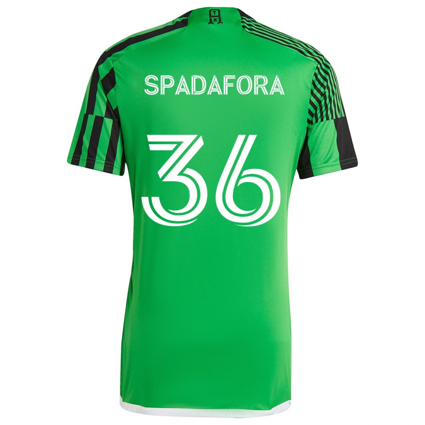 Kinder Luke Spadafora #36 Grün Schwarz Heimtrikot Trikot 2024/25 T-Shirt Schweiz