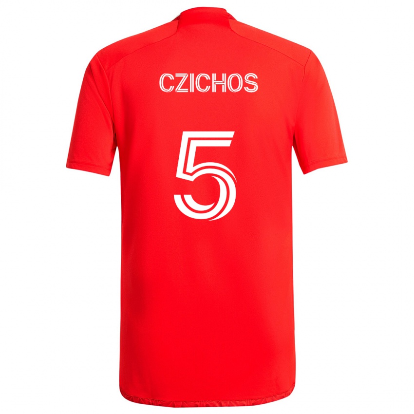 Kinder Rafael Czichos #5 Rot-Weiss Heimtrikot Trikot 2024/25 T-Shirt Schweiz