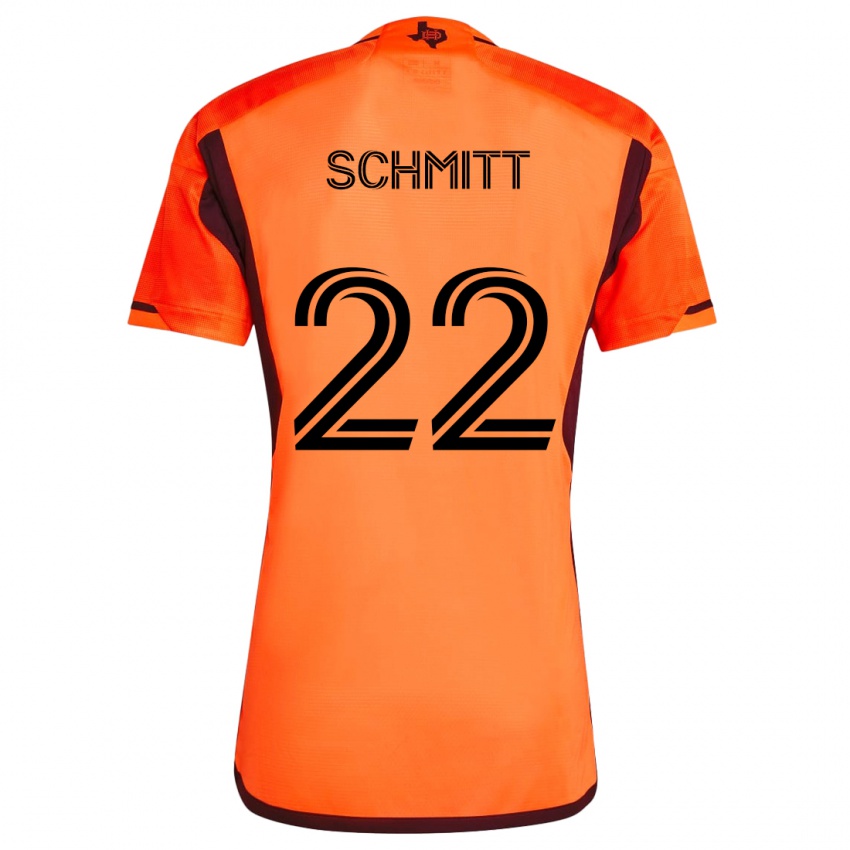 Kinder Tate Schmitt #22 Orange Schwarz Heimtrikot Trikot 2024/25 T-Shirt Schweiz