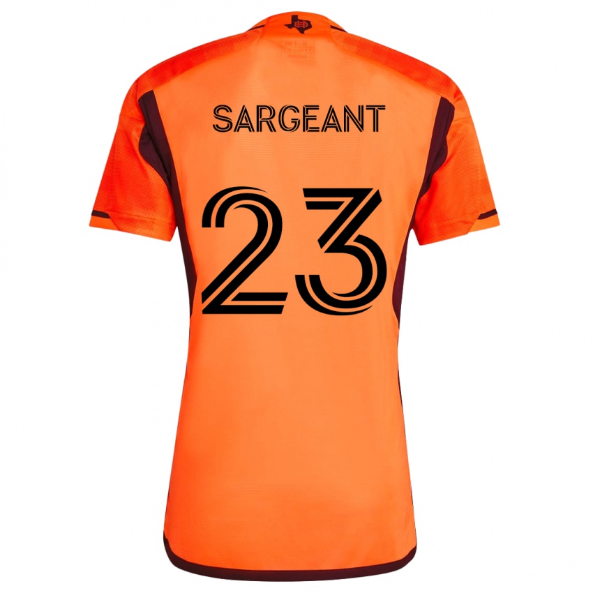 Kinder Kieran Sargeant #23 Orange Schwarz Heimtrikot Trikot 2024/25 T-Shirt Schweiz