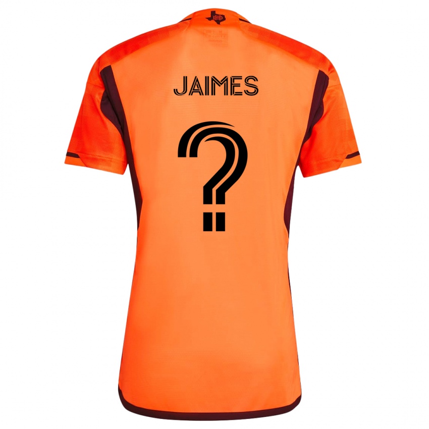 Kinder Angel Jaimes #0 Orange Schwarz Heimtrikot Trikot 2024/25 T-Shirt Schweiz