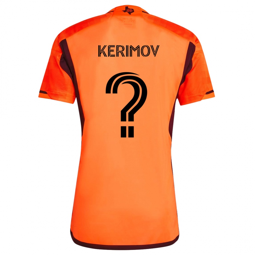 Kinder Roman Kerimov #0 Orange Schwarz Heimtrikot Trikot 2024/25 T-Shirt Schweiz