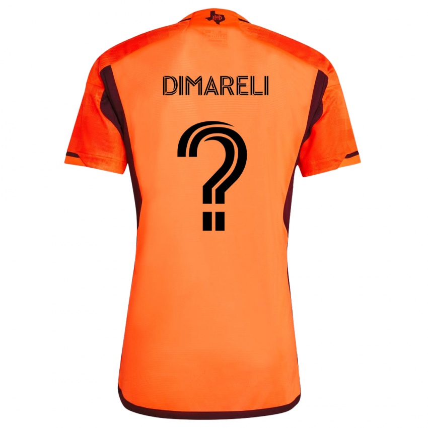 Kinder Mattheo Dimareli #0 Orange Schwarz Heimtrikot Trikot 2024/25 T-Shirt Schweiz