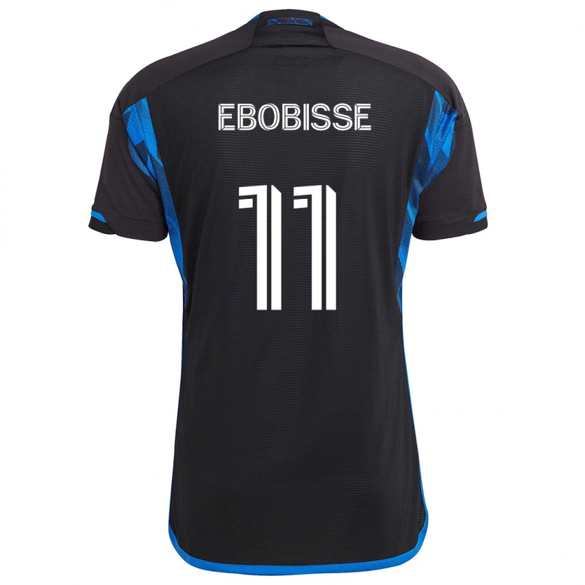 Kinder Jeremy Ebobisse #11 Blau Schwarz Heimtrikot Trikot 2024/25 T-Shirt Schweiz