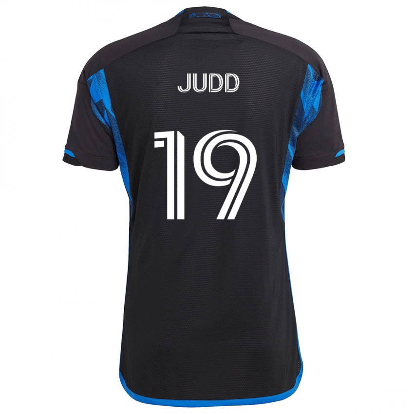 Kinder Preston Judd #19 Blau Schwarz Heimtrikot Trikot 2024/25 T-Shirt Schweiz