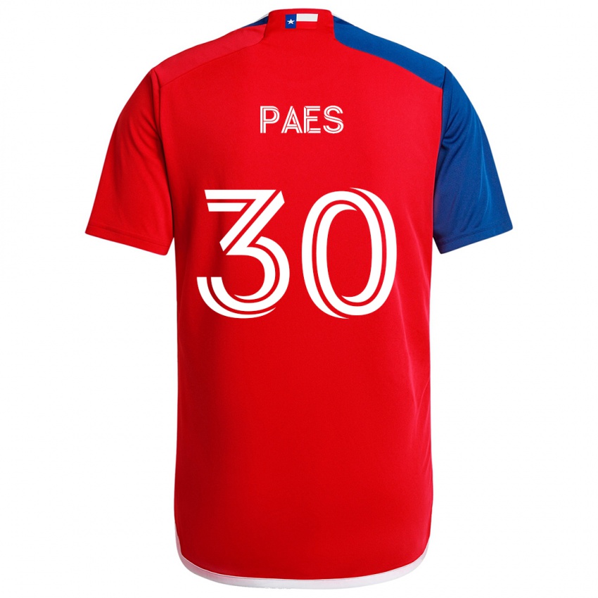 Kinder Maarten Paes #30 Blau Rot Heimtrikot Trikot 2024/25 T-Shirt Schweiz