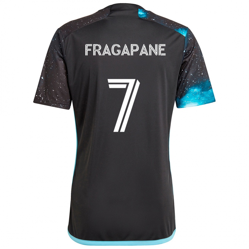 Kinder Franco Fragapane #7 Schwarz Blau Heimtrikot Trikot 2024/25 T-Shirt Schweiz