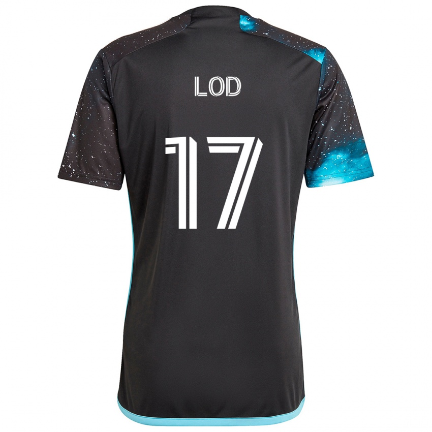 Kinder Robin Lod #17 Schwarz Blau Heimtrikot Trikot 2024/25 T-Shirt Schweiz