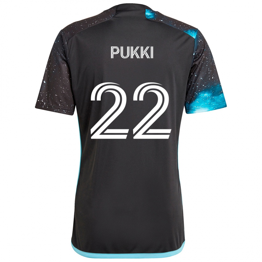 Kinder Teemu Pukki #22 Schwarz Blau Heimtrikot Trikot 2024/25 T-Shirt Schweiz