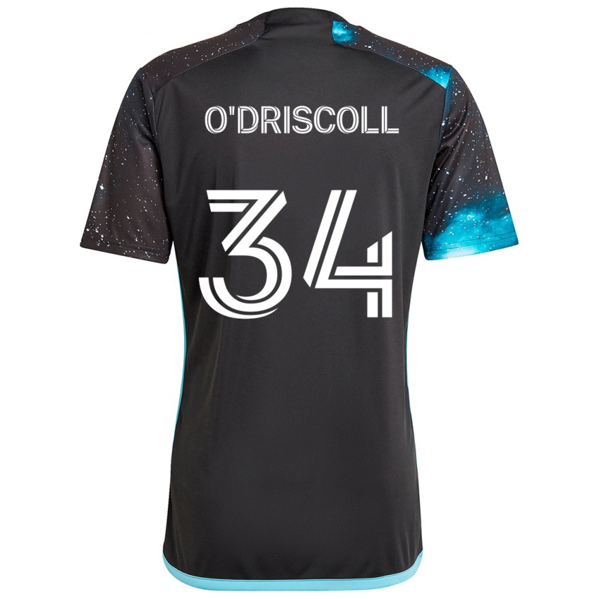 Kinder Rory O'driscoll #34 Schwarz Blau Heimtrikot Trikot 2024/25 T-Shirt Schweiz