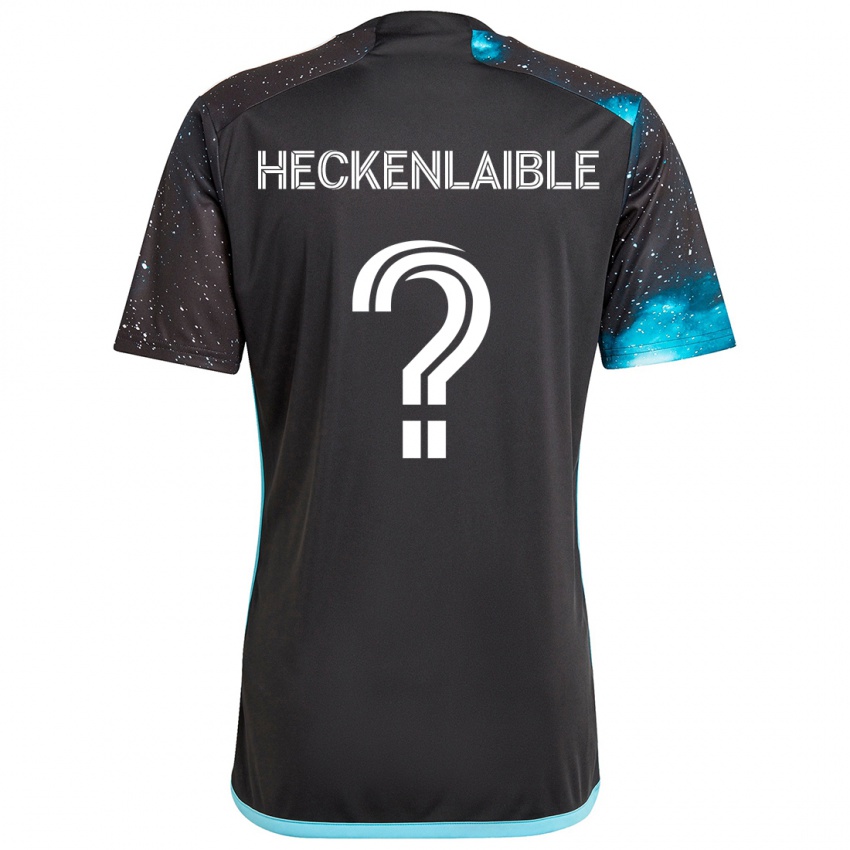 Kinder Andrew Heckenlaible #0 Schwarz Blau Heimtrikot Trikot 2024/25 T-Shirt Schweiz