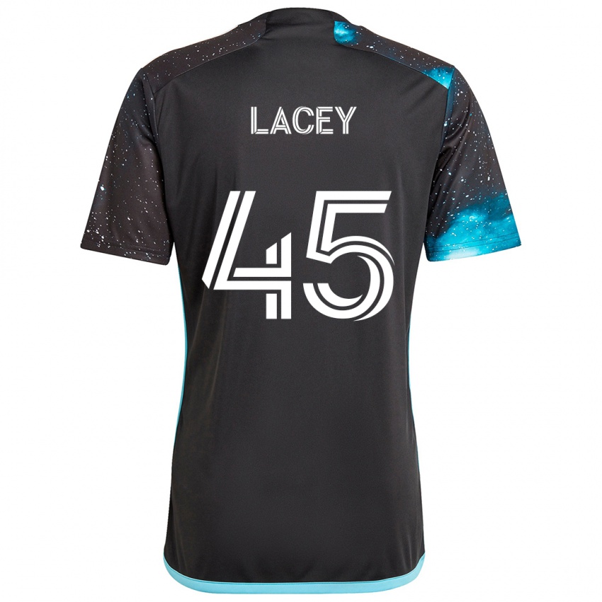 Kinder Kameron Lacey #45 Schwarz Blau Heimtrikot Trikot 2024/25 T-Shirt Schweiz