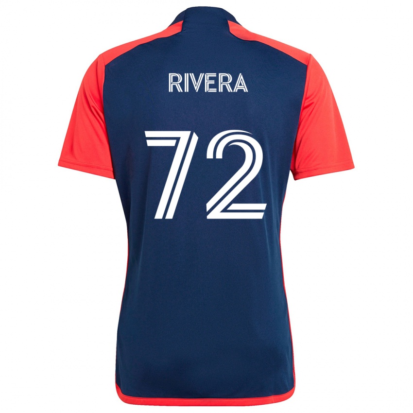 Kinder Damián Rivera #72 Blau Rot Heimtrikot Trikot 2024/25 T-Shirt Schweiz