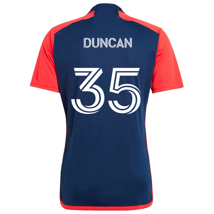 Kinder Nakye Greenidge-Duncan #35 Blau Rot Heimtrikot Trikot 2024/25 T-Shirt Schweiz