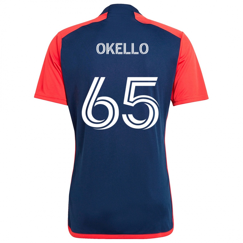 Kinder Noble Okello #65 Blau Rot Heimtrikot Trikot 2024/25 T-Shirt Schweiz