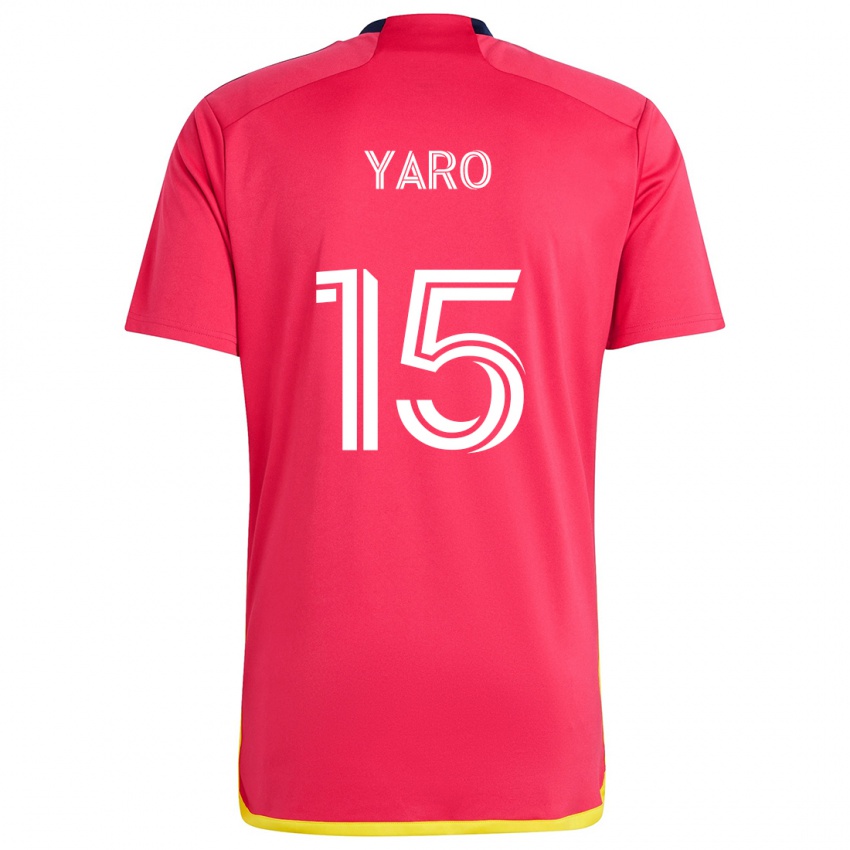 Kinder Joshua Yaro #15 Rot Blau Heimtrikot Trikot 2024/25 T-Shirt Schweiz