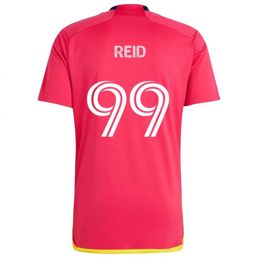 Kinder Jayden Reid #99 Rot Blau Heimtrikot Trikot 2024/25 T-Shirt Schweiz