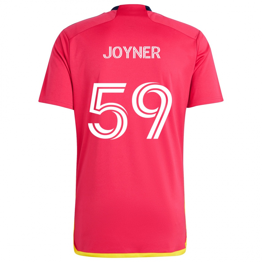 Kinder Mykhi Joyner #59 Rot Blau Heimtrikot Trikot 2024/25 T-Shirt Schweiz