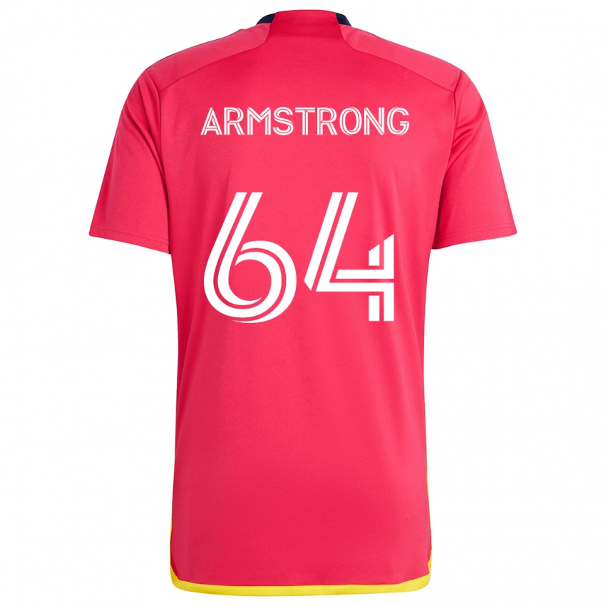 Kinder Dida Armstrong #64 Rot Blau Heimtrikot Trikot 2024/25 T-Shirt Schweiz