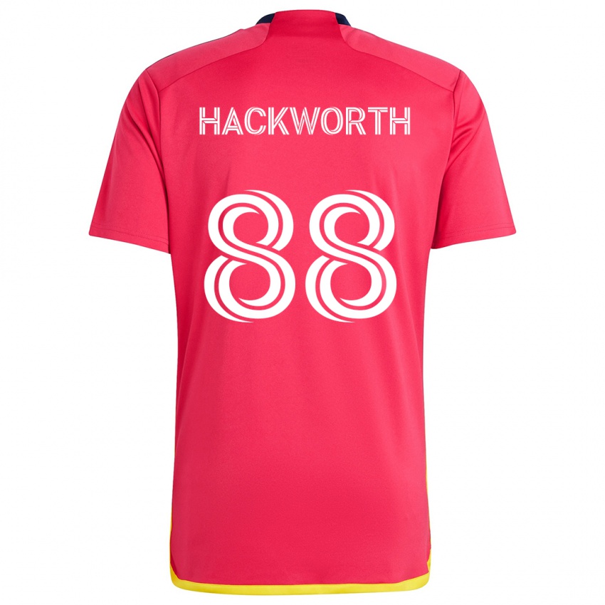 Kinder Larsen Hackworth #88 Rot Blau Heimtrikot Trikot 2024/25 T-Shirt Schweiz