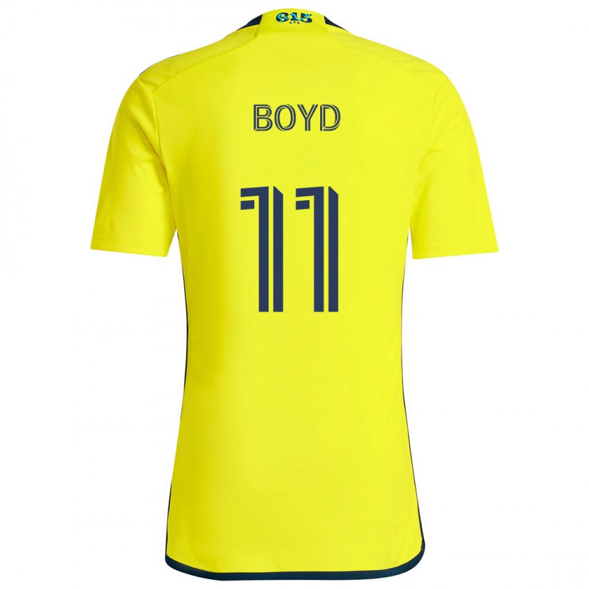 Kinder Tyler Boyd #11 Gelb Blau Heimtrikot Trikot 2024/25 T-Shirt Schweiz