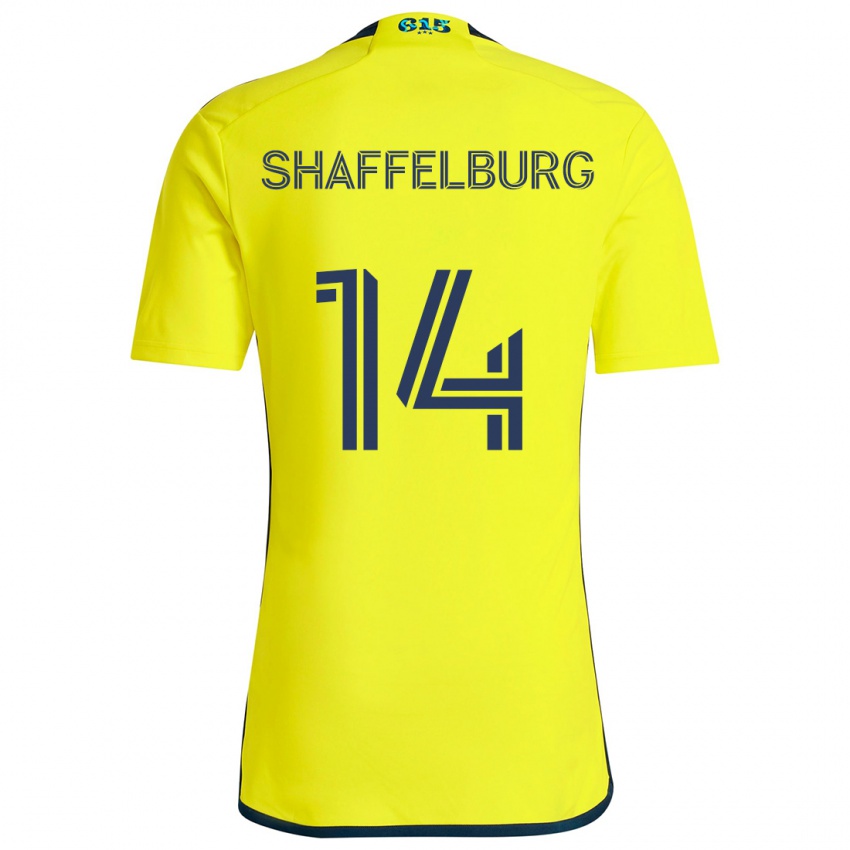 Kinder Jacob Shaffelburg #14 Gelb Blau Heimtrikot Trikot 2024/25 T-Shirt Schweiz