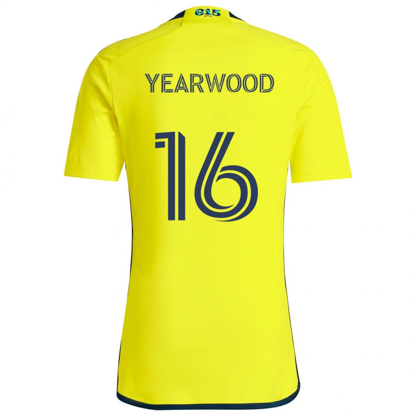 Kinder Dru Yearwood #16 Gelb Blau Heimtrikot Trikot 2024/25 T-Shirt Schweiz